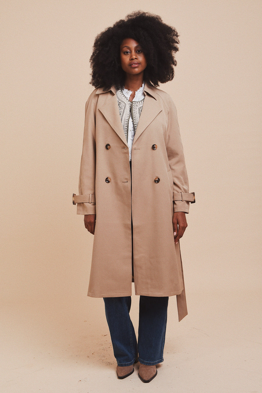 Steph trench coat