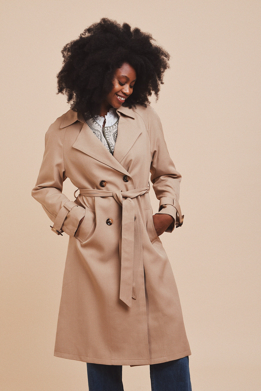 Steph trench coat