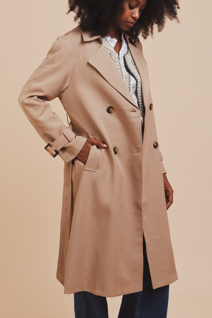 Steph trench coat